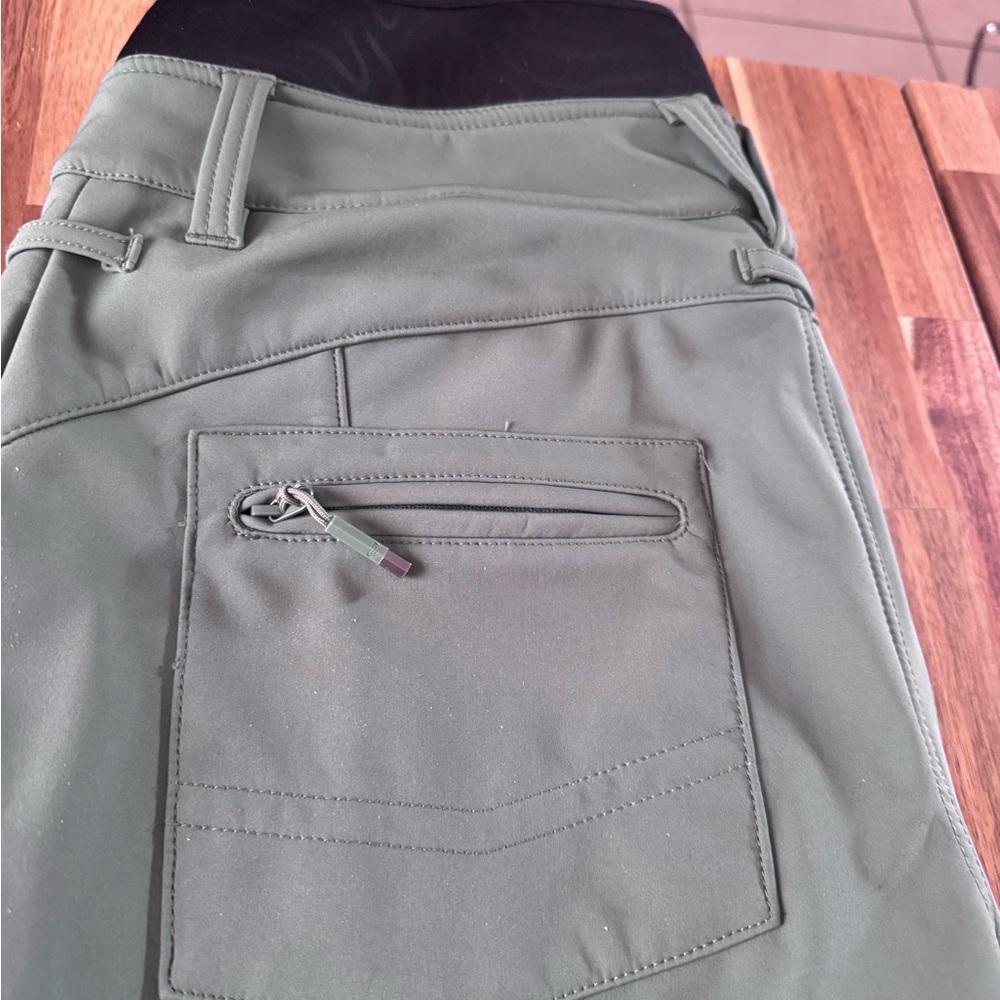 NWT Roxy Women's Green high waist snowboard Ski Pants. - Picture 5 of 6